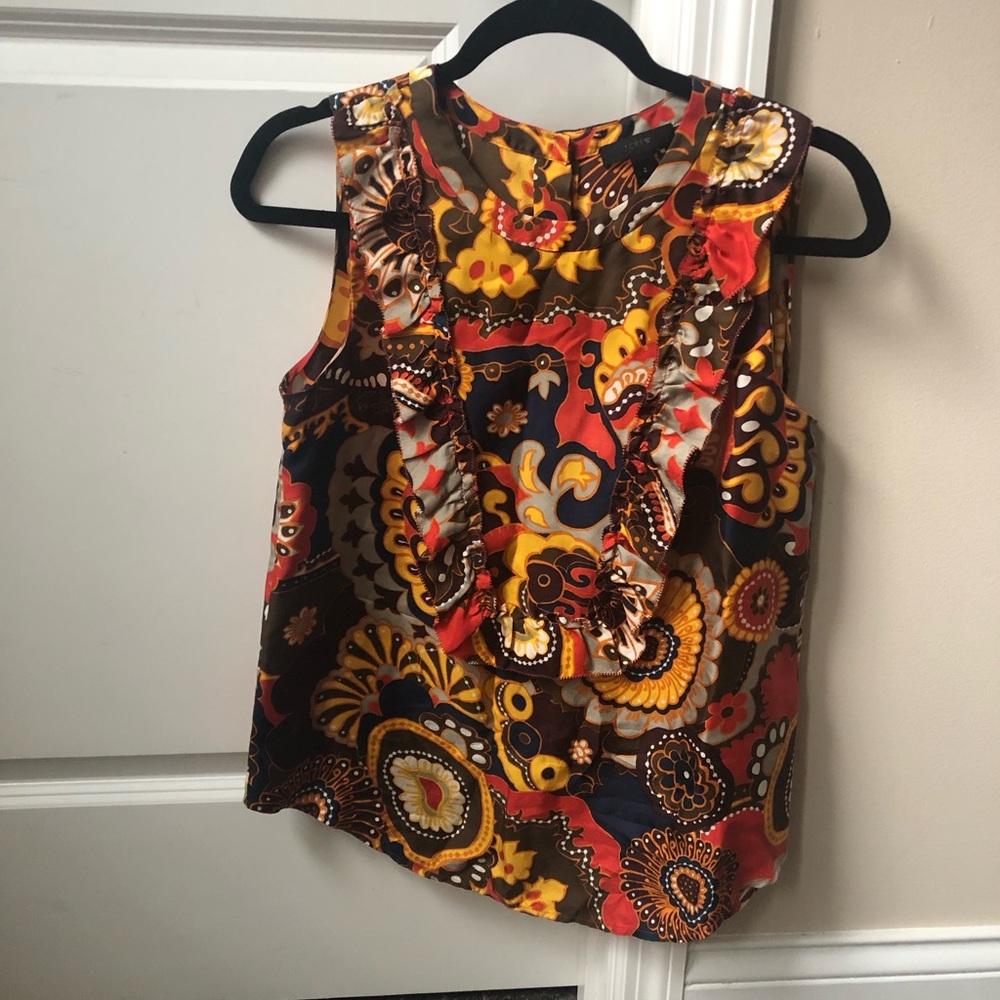 J. Crew silk top